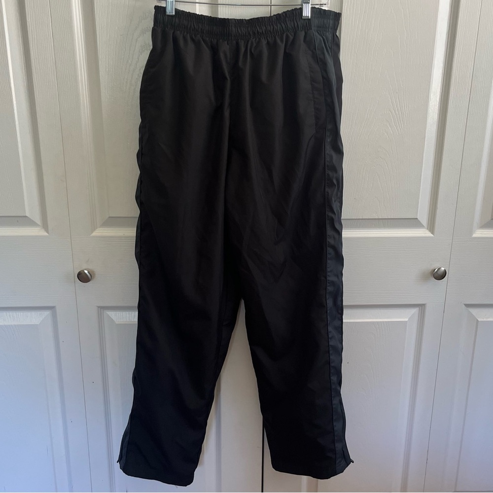 5 for $25! Athletic Works Men's Black Joggers